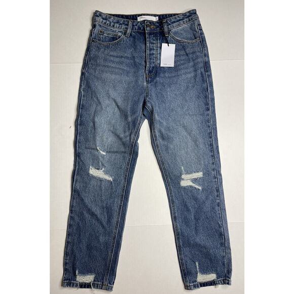 TNR Denim - TNR Women’s Jeans Distressed Medium‎ Wash Size 27 Cropped